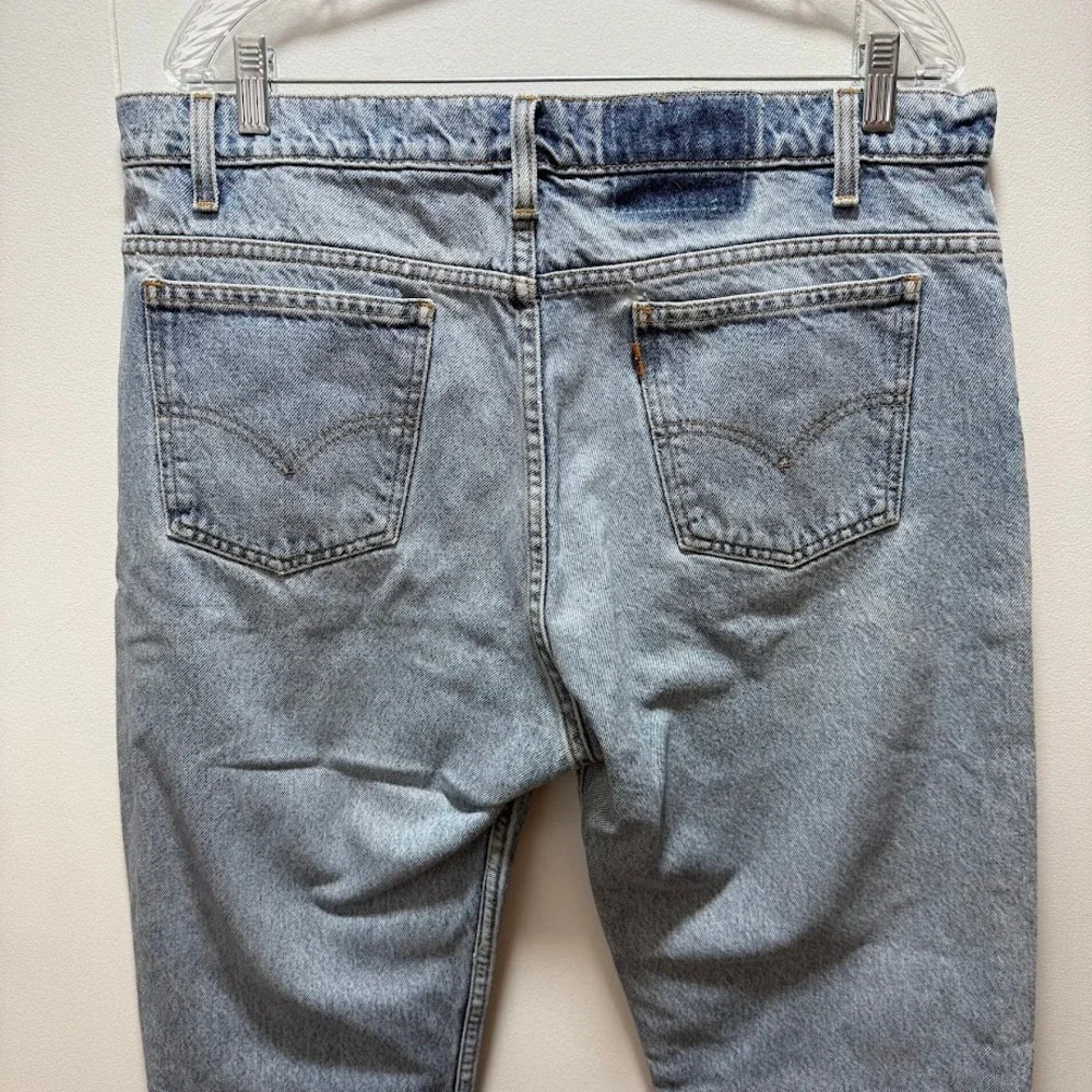 Vintage Levis 505 Orange Tab Jeans Light Wash Size‎ 38x30 Fits like 34x29